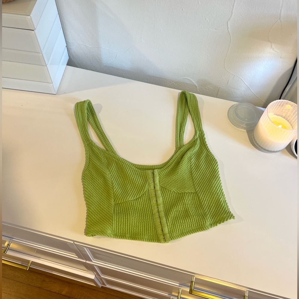 Textured Corset Tank | Urban Outfitters